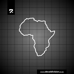 Africa Outline Sticker